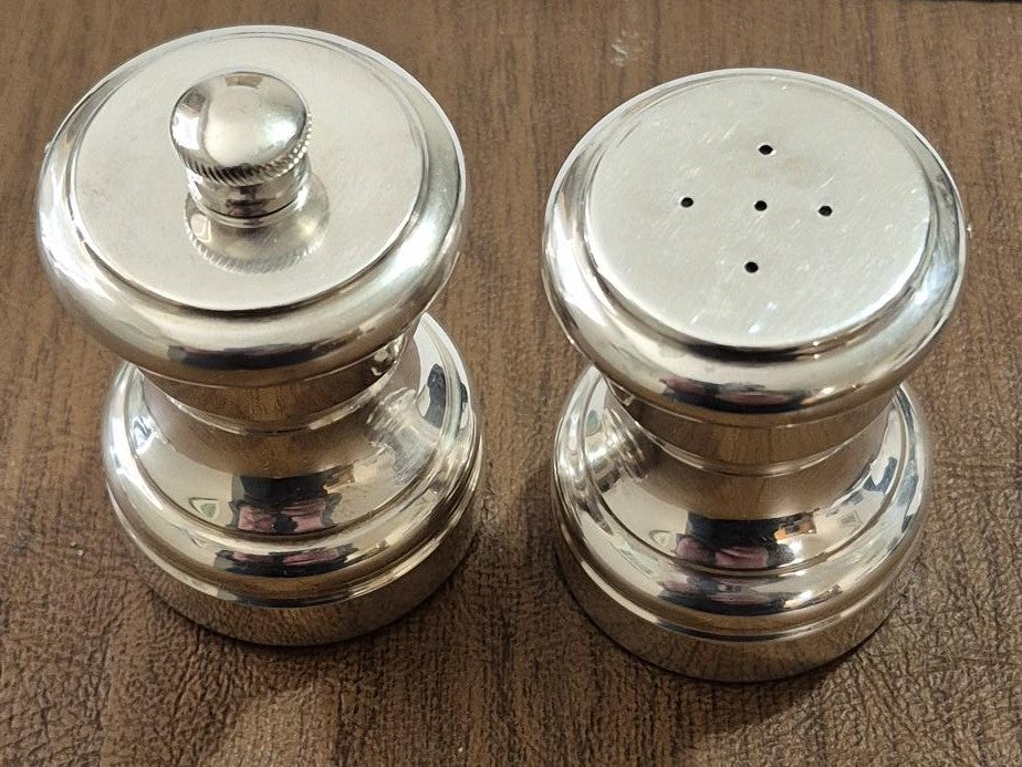 Tiffany & Co. Vintage Sterling Silver Saltshaker and Pepper Grinder Set