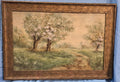 Original Carl Weber (1850-1921) Watercolor Landscape Painting Framed Antique SLR