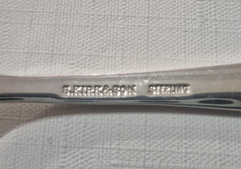 S. Kirk & Son/Stieff Sterling Silver Flatware Set 56 Pieces Old Maryland Pattern